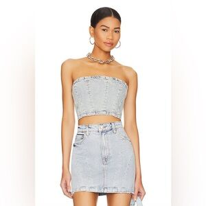 REVOLVE - GRLFRND Denim Skirt
